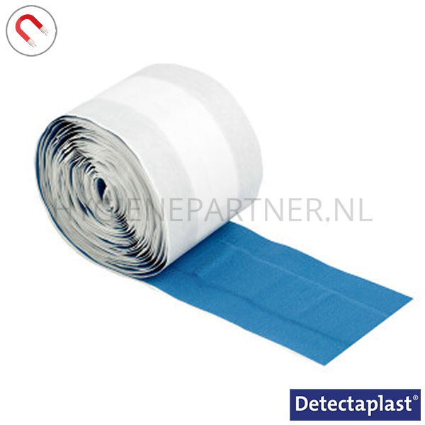 DE891075 Detectaplast 8056 Universal pleisters detecteerbaar blauw 8 cm op rol 5 meter