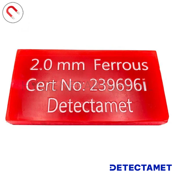 111309.040 Detectamet metaaldetectie testkaart acryl FE rood