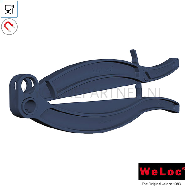 109223.030 WeLoc Gripper POM 150 FD zakafsluiter detecteerbaar 150 mm seal-lengte blauw