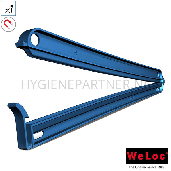 109224.030 WeLoc POM 150 FD zakafsluiter detecteerbaar 150 mm seal-lengte blauw