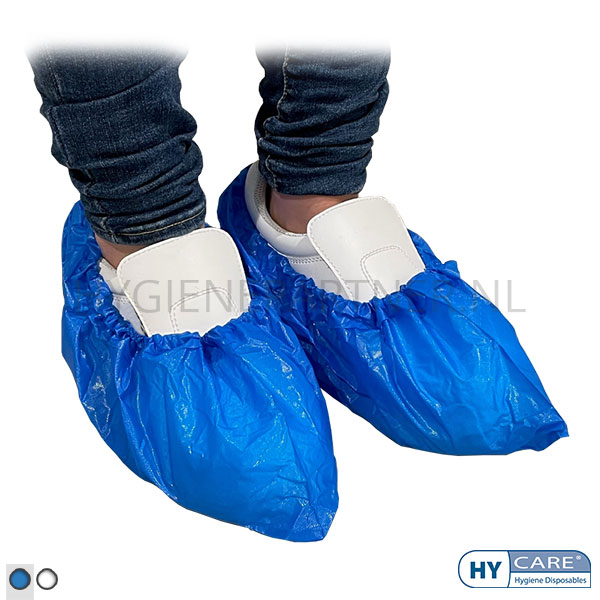 DI301010-30 Hycare disposable overschoen met antislipzool CPE 41 x 17 cm blauw