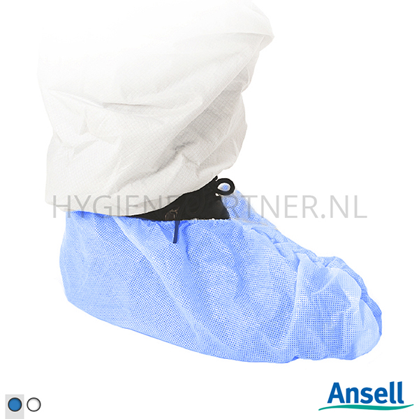 106336.050 Ansell AlphaTec Sure Step disposable overschoenen model 403 antistatisch wit