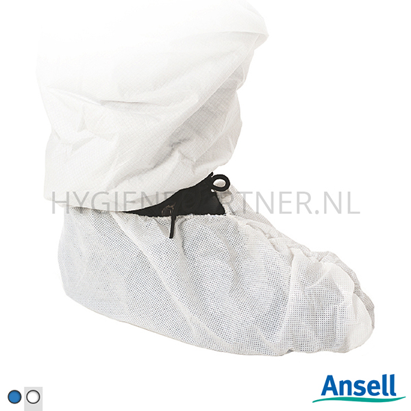 DI301012-50 Ansell AlphaTec Sure Step disposable overschoenen model 403 antistatisch wit