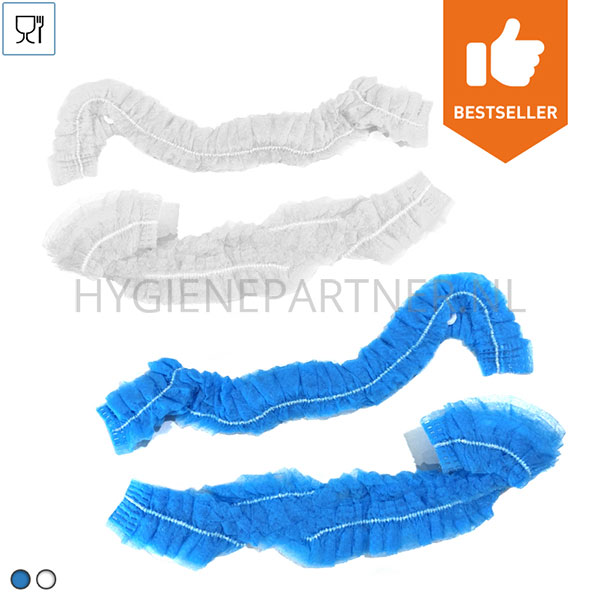 DI451006-30 Disposable baardmasker wokkel non-woven polypropyleen blauw