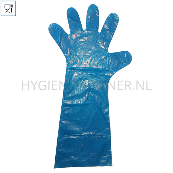DI701003 Disposable handschoen LDPE 30 mu geruwd 50 cm