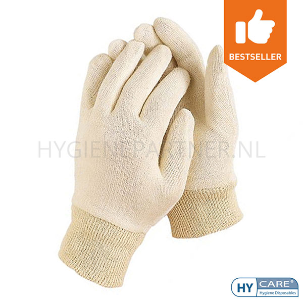 109350.000 Hycare disposable onderhandschoen interlock heavy katoen/tricot ecru 300 mm