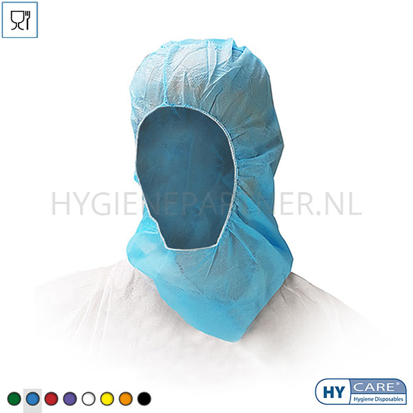 DI991006-30 Hycare disposable hoofdkap non-woven astrocap polypropyleen blauw