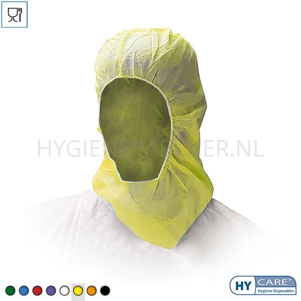 109339.060 Hycare disposable hoofdkap non-woven astrocap polypropyleen geel