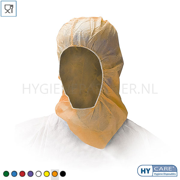 109339.070 Hycare disposable hoofdkap non-woven astrocap polypropyleen oranje