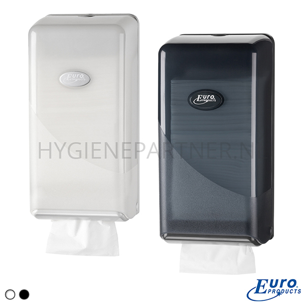 DP101017-50 Euro Products Pearl White toiletpapierdispenser vel-voor-vel bulkpack