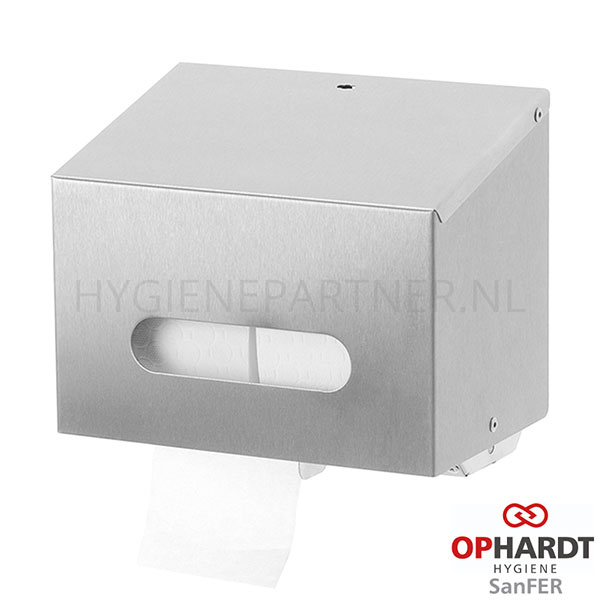 DP101033 Ophardt SanFER T01 E toiletpapierdispenser RVS traditioneel