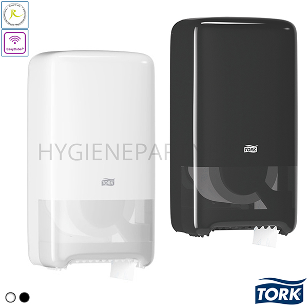 DP101038-50 Tork 557500 Twin Mid-size toiletrol dispenser T6 systeem wit