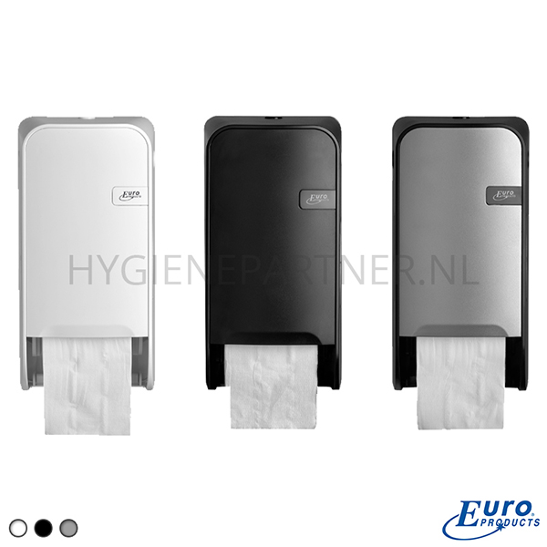 DP101040-50 Euro Products Quartz White toiletpapier dispenser doprollen