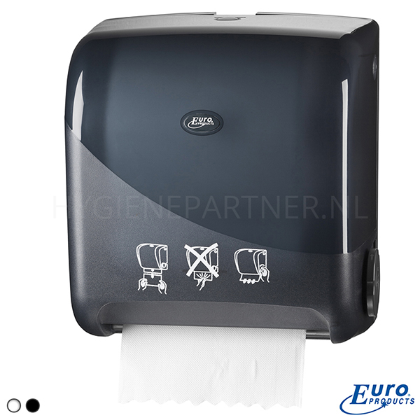 DP151018-90 Euro Products Matic Pearl Black handdoekautomaat Autocut