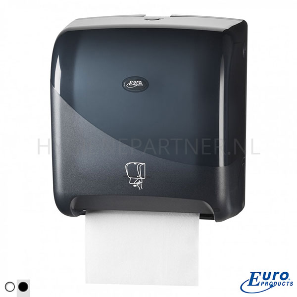 DP151019-90 Euro Products Motion Pearl Black handdoekautomaat Tear & Go