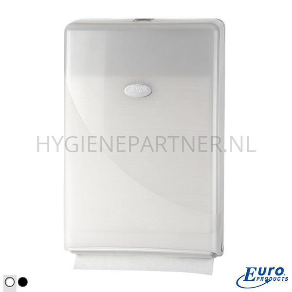 DP201009-50 Euro Products Pearl White vouwhanddoekdispenser minifold en slimfold