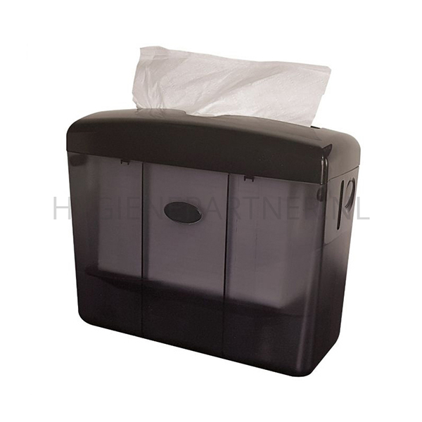 DP201040-90 Euro Products Pearl Black handdoekdispenser tafelmodel multifold