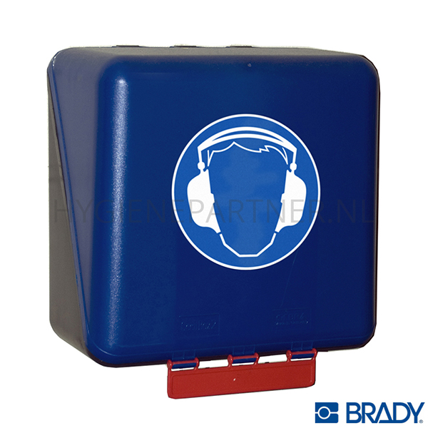 DP451003 Brady opbergdoos gehoorbescherming middelgroot 236x225x125 mm blauw