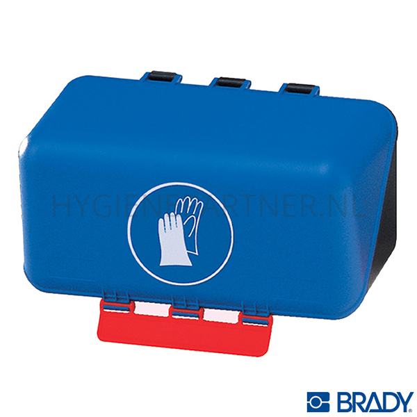 DP451004 Brady opbergdoos handschoenen klein 236x120x120 mm blauw
