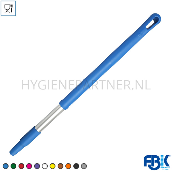 FB051004-30 FBK 29812-2 aluminium steel ergonomisch 650x32 mm blauw