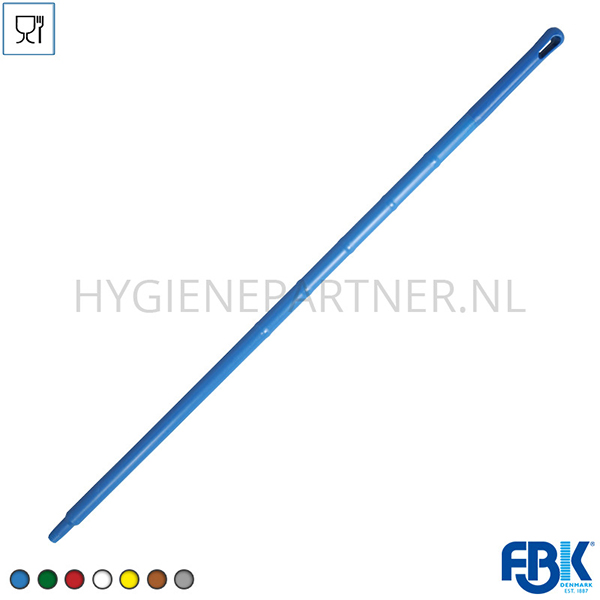 FB051017-30 FBK 29758-2 polypropyleen steel one-piece ergonomisch 1300 mm blauw