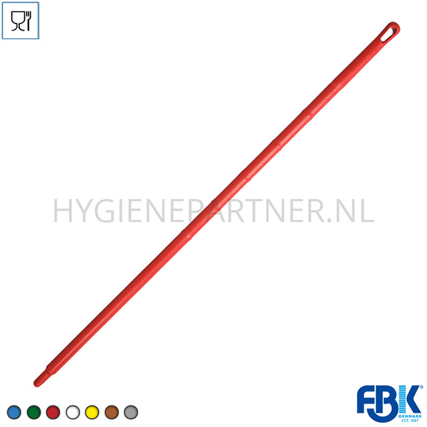 FB051017-40 FBK 29758-3 polypropyleen steel one-piece ergonomisch 1300 mm rood