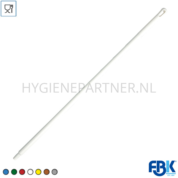 FB051017-50 FBK 29758-1 polypropyleen steel one-piece ergonomisch 1300 mm wit