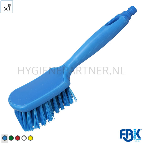 104473.030 FBK 52154-2 handborstel hard waterdoorvoer 300x75 mm blauw