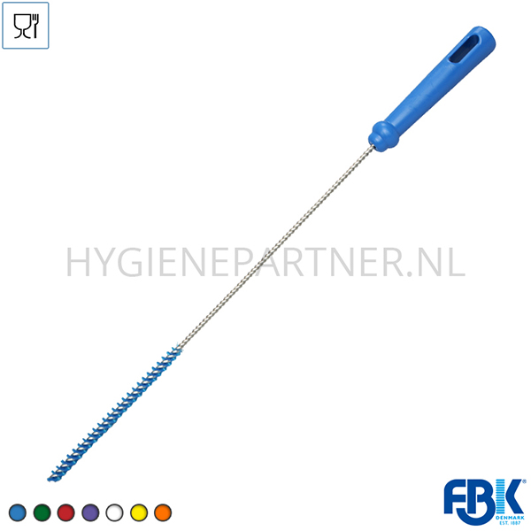 FB201016-30 Pijpborstel medium FBK 10750-2 ø10x500 mm blauw