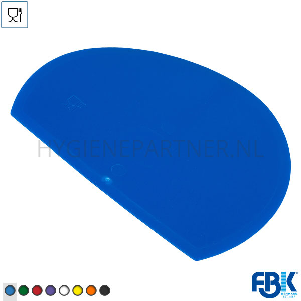 FB251007-30 FBK 81916-2 deegschraper polypropyleen 160 mm blauw