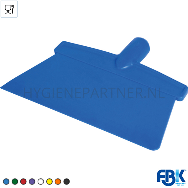 FB251015-30 Vloerschraper PP blad FBK 28283-2 270x110 mm blauw