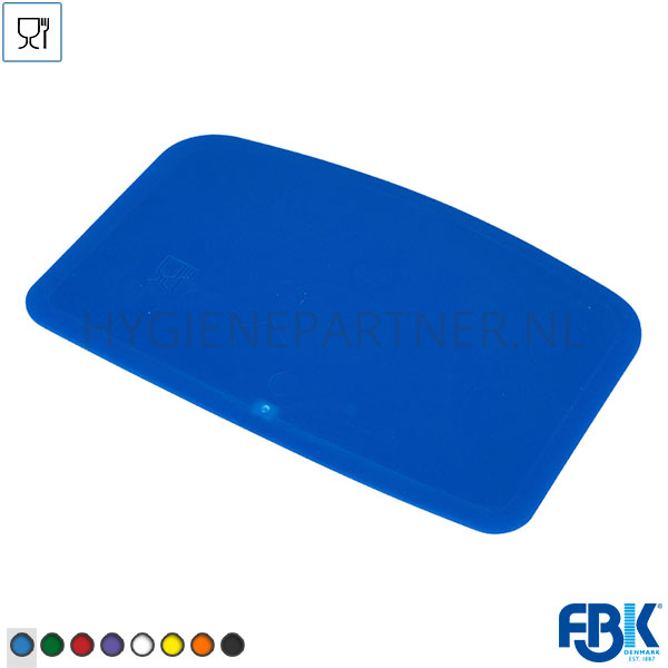 FB251017-30 FBK 81911-2 deegschraper polypropyleen 146 mm blauw
