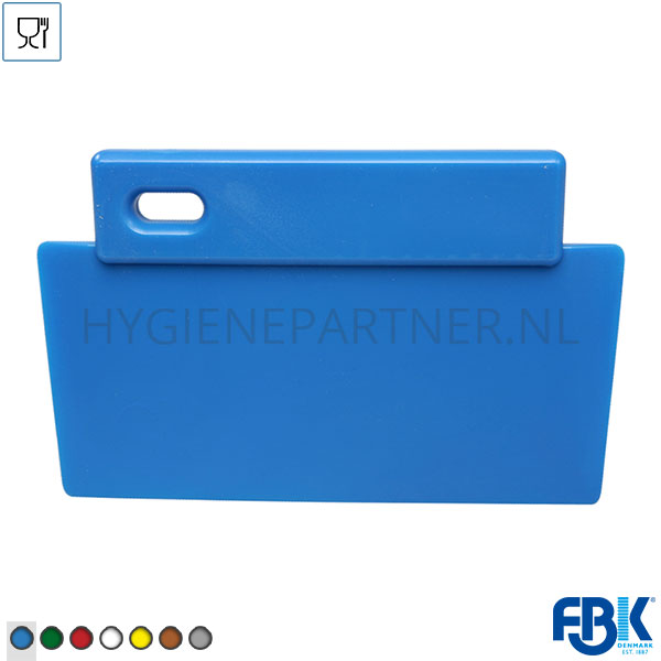 FB251019-30 FBK 81900-2 spatel-schraper polypropyleen 200 mm blauw
