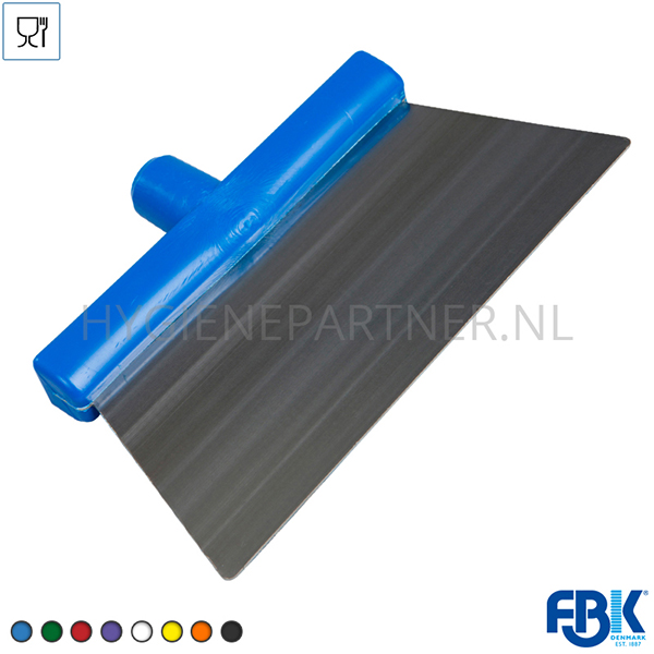 FB251022-30 Vloerschraper flexibel RVS blad FBK 28282-2 270x110 mm blauw