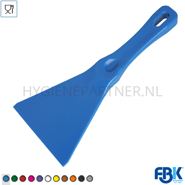 FB261004-30 FBK 15109-2 handschraper polypropyleen 110 mm blauw
