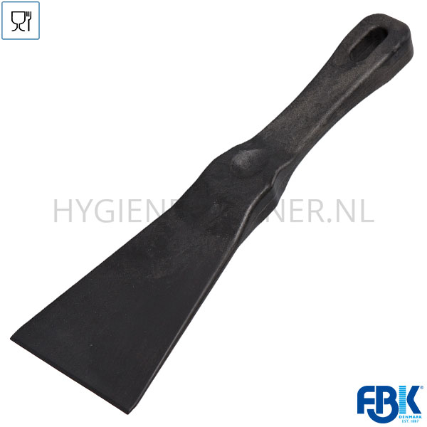 FB261006-90 FBK 82910-6 handschraper nylon hittebestendig 75 mm zwart