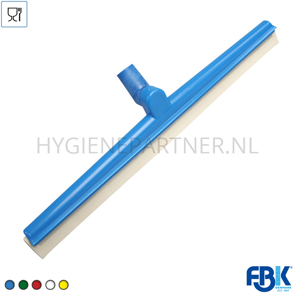 FB291001-30 FBK 86532-2 vloertrekker draaibare kop met vervangbaar rubber 600 mm blauw
