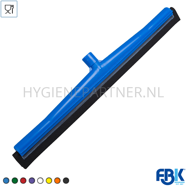FB291002-30 Vloertrekker vast zwart rubber FBK 28606-2 600 mm blauw