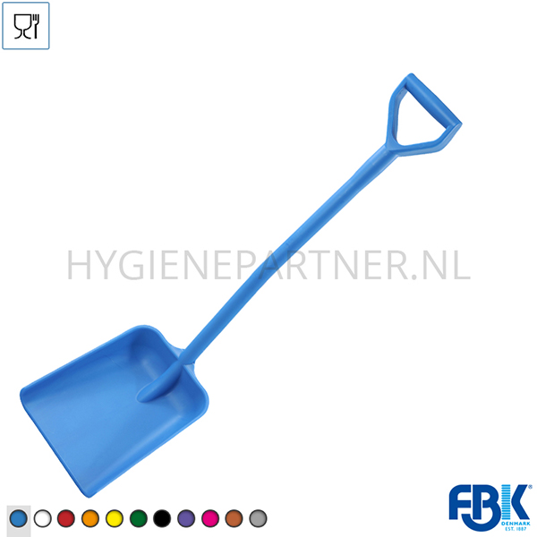FB401001-30 FBK 14103-2 schop D-grip ergonomisch 1120 mm blauw