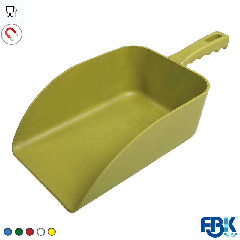 FB451001-60 FBK 75107-4 handschep detecteerbaar polypropyleen 1000 gr geel