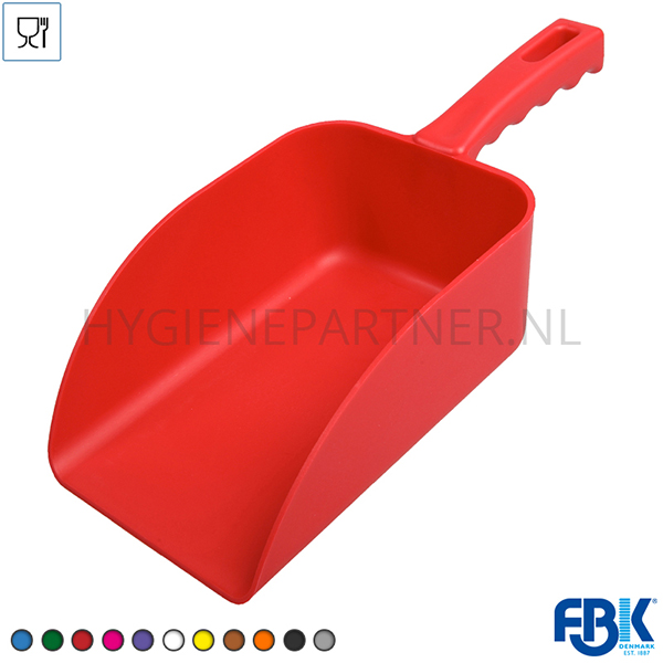 FB451003-40 Handschep FBK 15106-3 135x138x310 mm 750 g rood