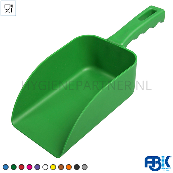 FB451004-20 Handschep FBK 15105-5 500 g 100x260 mm groen