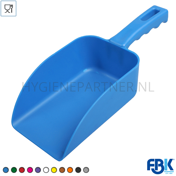 FB451004-30 Handschep FBK 15105-2 500 g 100x260 mm blauw