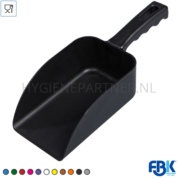 FB451004-90 Handschep FBK 15105-6 500 g 100x260 mm zwart