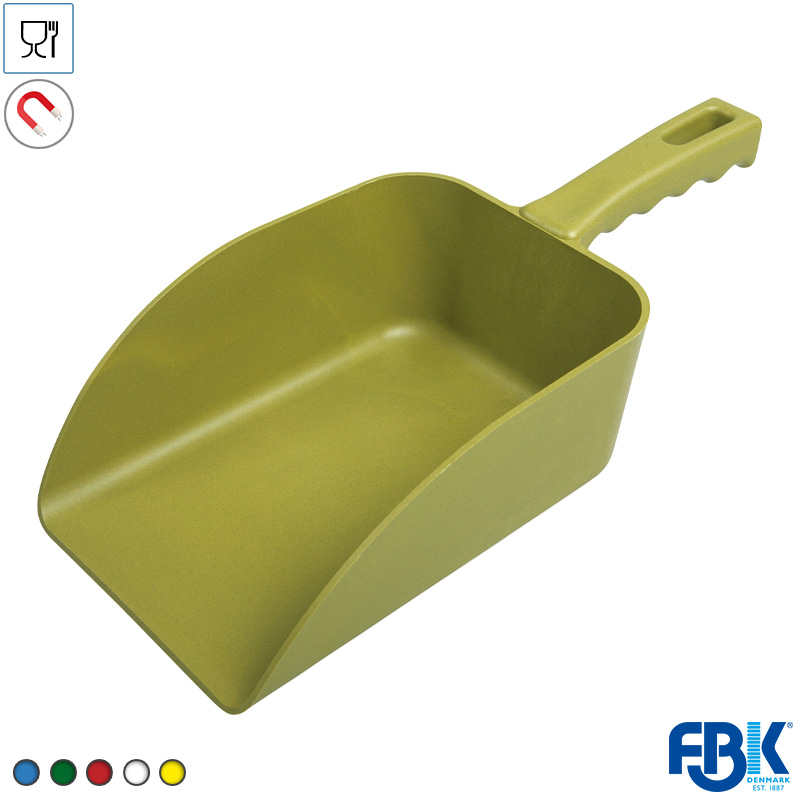 FB451008-60 FBK 75106-4 handschep detecteerbaar polypropyleen 750 gr geel