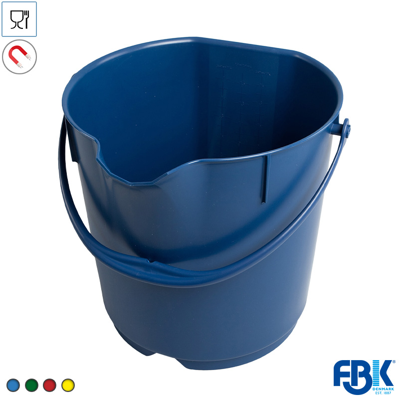 FB501002-30 FBK 70101-2 emmer detecteerbaar polypropyleen 15 liter blauw