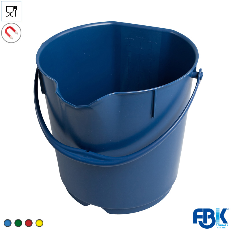 104731.030 FBK 70101-2 emmer detecteerbaar polypropyleen 15 liter blauw