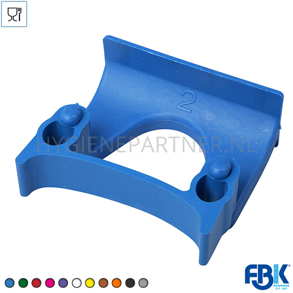 FB551001-30 Ophangklem voor ophangrail FBK 15151-2 ø28-38 mm blauw