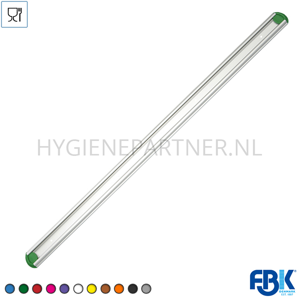 FB551002-20 Ophangrail aluminium FBK 15153-5 900 mm groen