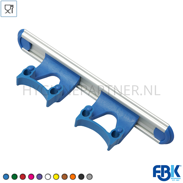 FB551007-30 Ophangrail 2x klem FBK 15158-2 300 mm blauw